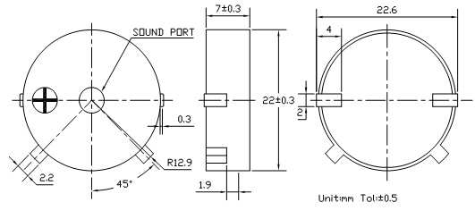 12v piezo buzzer